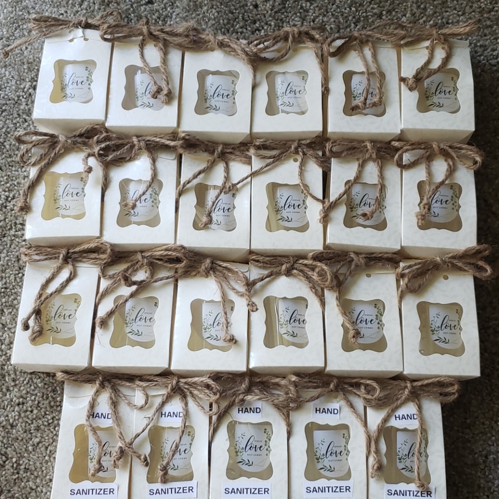23 Hand Sanitizer Rustic Favors